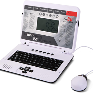 لپ تاپ آموزشی هشتاد کاره سفید learning machine_اسباب بازی دیجیتال و هوشمند